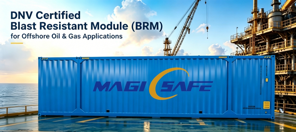 DNV certified blast resistant module for offshore oil and gas