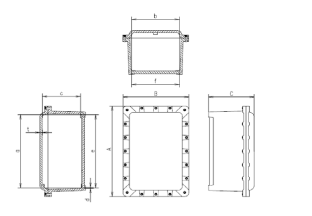 industrial explosion proof enclosure